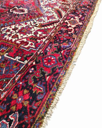 Groot Perzisch tapijt Heriz 342x245 wollen vloerkleed iran, 200 cm of meer, Zo goed als nieuw, 200 cm of meer, Groot perzisch tapijt wollen vloerkleed handgeknoopt iran