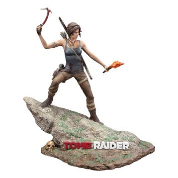 Tomb Raider PVC Statue Lara Croft Survivor Era 33 cm, Ophalen of Verzenden, Nieuw