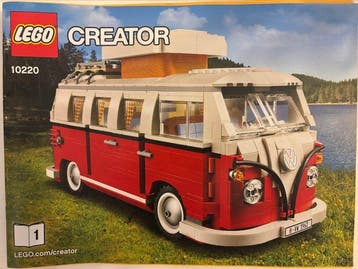Lego Set - 10220 - Creator - Volkswagen T1 Camper Van, Nieuw