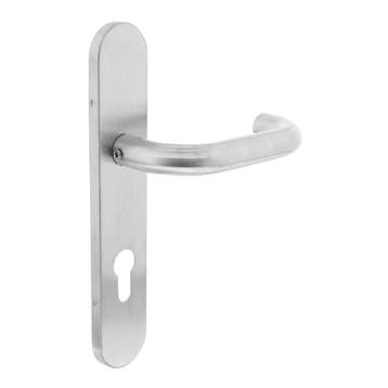 Intersteel Deurkruk Rond op schild profielcilindergat 72mm -, Verzenden, Nieuw