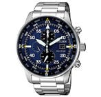 Citizen CA0690-88L chronograaf Eco-Drive herenhorloge 44 mm, Staal, Verzenden, Nieuw, Polshorloge
