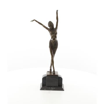 BRONZEN BEELD VAN EEN EGYPTISCHE DANSERES (Interieur), Verzenden, Nieuw