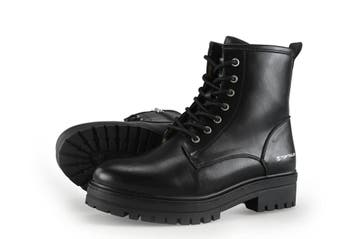 Tom Tailor Veterboots in maat 41 Zwart, Verzenden, Zwart, Overige typen, Tom Tailor