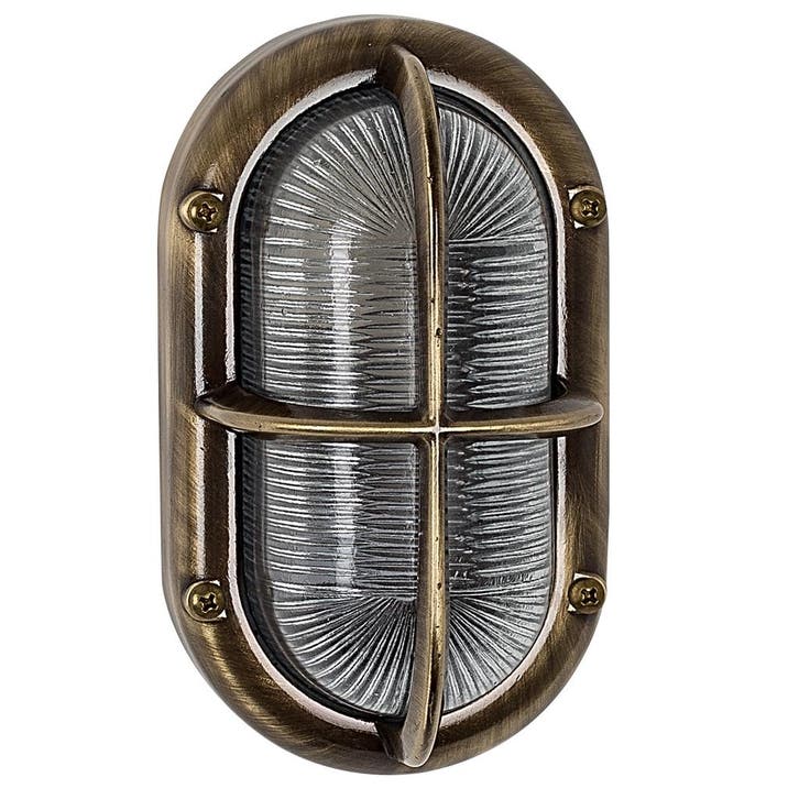 Scheepslamp Oculus Brons Buitenverlichting, Tuin en Terras, Buitenverlichting, Verzenden