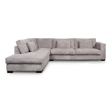 Hoekbank Mannheim Ribstof SALE, Verzenden, Nieuw