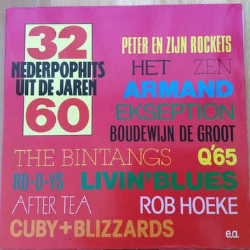 LP gebruikt - Various - 32 Nederpophits Uit De Jaren 60, Cd's en Dvd's, Verzenden, Zo goed als nieuw, Overige formaten