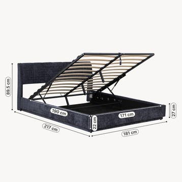 Tweepersoonsbed Tröstiar met LED licht 180x200 cm blauw [en., Verzenden, Nieuw