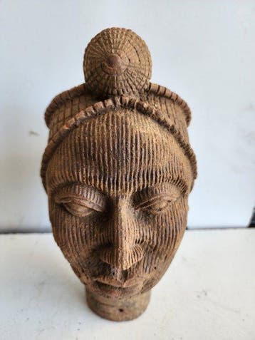 Reliekschedel van Ifé - Benin en Nigeria - Ifé - Yoruba -
