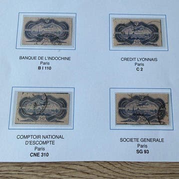Frankrijk - Luchtpost Yvert 15 Burelé 4 geperforeerde, Gestempeld