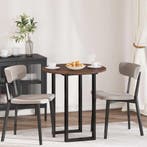 vidaXL Tafelblad bruin eikenkleur Ø 70 x 1,5 cm Bewerkt hout, Huis en Inrichting, Tafels | Eettafels, Verzenden, Nieuw