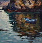 Marta Argentina - Reflejo - Puerto de Cudillero (Asturias)