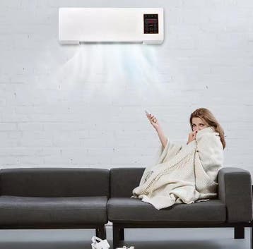 Wand Airco 2-in-1 Compact Wandmodel Afstandsbedienings, Witgoed en Apparatuur, Airco's, Verzenden, Nieuw