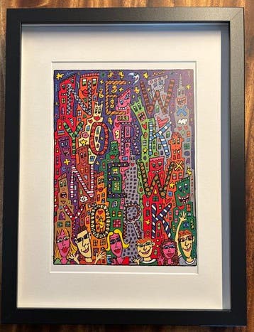 James Rizzi (1950-2011) - New York, So Good They Named it
