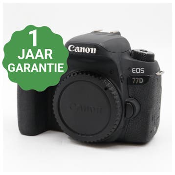10% korting | Canon EOS 77D, Audio, Tv en Foto, Fotocamera's Digitaal, Verzenden, Gebruikt, Canon