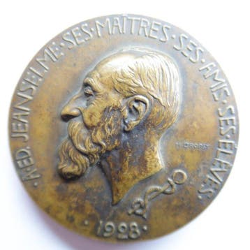 Frankrijk. Médaille en bronze Docteur Jeanselme. Hôpital