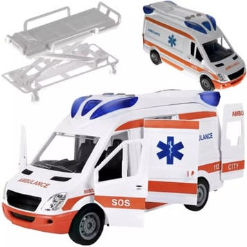 Kruzzel Ambulance Speelset: Reddingsmissies voor Kinderen!, Ophalen of Verzenden, Nieuw