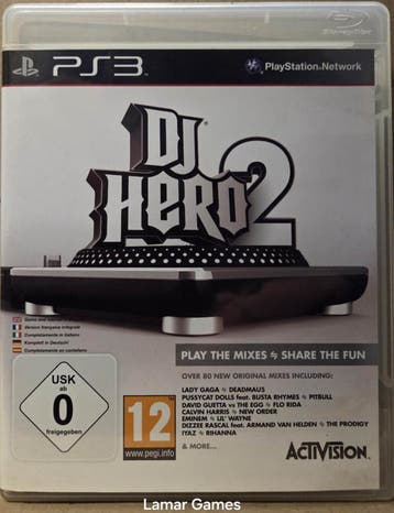 Dj Hero 2 game only (ps3 used game), Spelcomputers en Games, Games | Sony PlayStation 3, Ophalen of Verzenden, Zo goed als nieuw