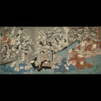 Titel Utagawa Kuniyoshi – Minamoto no Yorimitsu’s Mansion: