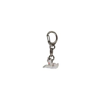 Kuifje PVC Sleutelhanger Bobbie Liggend 3 cm, Verzamelen, Stripfiguren, Ophalen of Verzenden, Nieuw