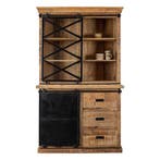 Buffetkast Mangohout Milan 100 X, Huis en Inrichting, Verzenden, Nieuw, Overige houtsoorten, Industriële meubels