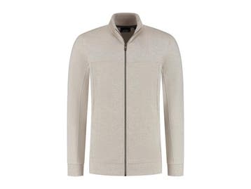 Boston Brothers Full Zip Sweat Vest - Sand - Maat L, Verzenden, Nieuw