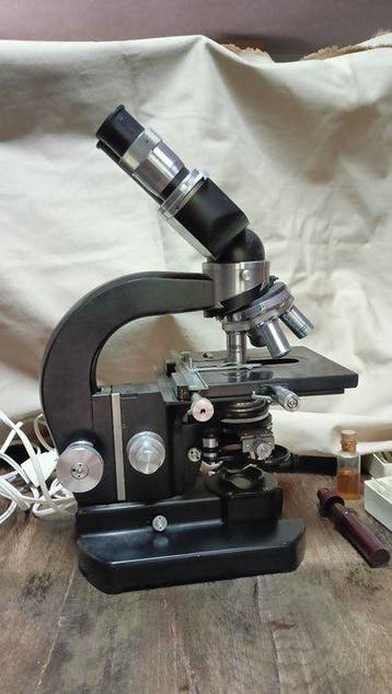 Binocular compound microscope - Praha Laboratory - Quadruple
