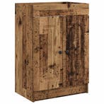 vidaXL Badkamer onder wastafel kast Oud hout 78,5 x 37,5 x, Verzenden, Nieuw