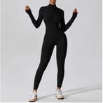 Dames Sport Jumpsuit One Piece Fitness Bodysuit Rits, Verzenden, Nieuw