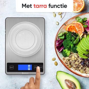 2dekans | Kitchenwell Digitale Precisie Keukenweegschaal –, Ophalen of Verzenden, Zo goed als nieuw