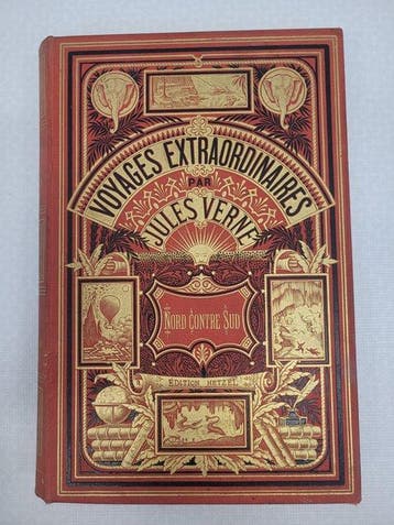 Jules Verne; Benett - Nord contre Sud - 1887-1887, Antiek en Kunst