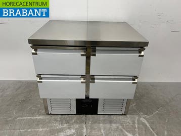 Combisteel Koelwerkbank 4 Laden 90 cm 230V Horeca, Ophalen of Verzenden, Nieuw zonder verpakking