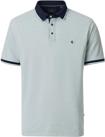 CASAMODA Polo Piqué Contrast Lichtgroen maat 4XL Heren, Kleding | Heren, Verzenden, Nieuw, Groen, CASAMODA