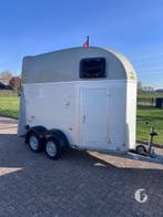 Nieuwstaat vol-alu  Humbaur 1,5 Paards! Ponytrailer, Ophalen, Zo goed als nieuw, Aluminium, 1½-paards trailer