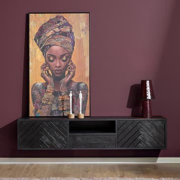 Zwevend tv meubel New York | 160 cm | Starfurn, Ophalen of Verzenden, Nieuw