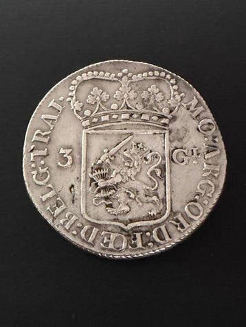 Nederland, Utrecht 3 Gulden 1794