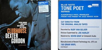 Dexter Gordon LP  Clubhouse  - Superb Blue Note Tone Poet, Nieuw in verpakking