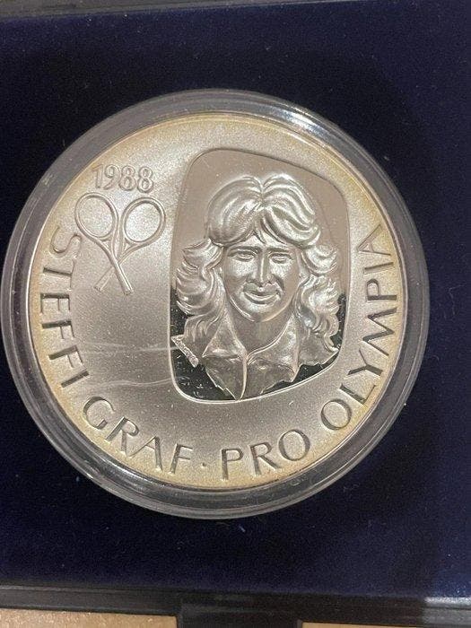Zuid-Korea. 1988, Steffi Graf Pro Olympia (Zonder, Postzegels en Munten, Munten | Europa | Niet-Euromunten