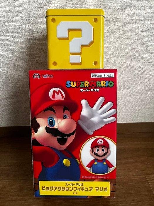 Nintendo - Super Mario Big Figure 30cm TAITO + Question, Spelcomputers en Games, Spelcomputers | Overige Accessoires