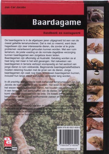 Baardagamen / Over Dieren 9789058216090 J.C. Jacobs, Verzenden, Gelezen, J.C. Jacobs