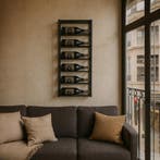 Wijnrek | 6 flessen | Wandmontage  | Rek voor muur | Staal, Verzenden, Nieuw