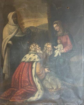 Europese school (XVIII-XIX) - Adoración de los Reyes Magos, Antiek en Kunst