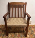 Fauteuil - Hout - Handgeweven zitting