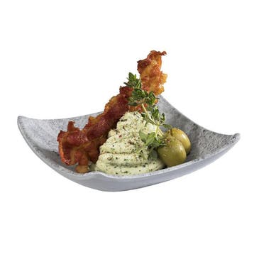 GGM Gastro | (12 stuks) Dipschaaltje - ELEMENT - Melamine -, Verzenden