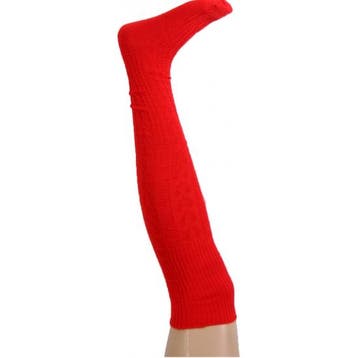 Overknee Schotse kousen rood heren - Kousen, Ophalen of Verzenden, Nieuw