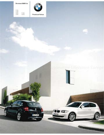 2007 BMW 1 SERIE BROCHURE DUITS, Boeken, Nieuw, BMW, Author