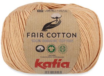 Katia Fair Cotton - 45 koperbruin - Biologisch Katoengaren, Ophalen of Verzenden, Nieuw
