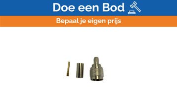 Bieden: Telegärtner UHF PL259 Male RF Connector, Ophalen of Verzenden, Nieuw, Communicatie