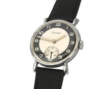 Een Certina herenpolshorloge model Tuxedo