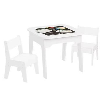 Speel- en Studietafel voor Kinderen met 2 Stoelen, Verzenden, Nieuw