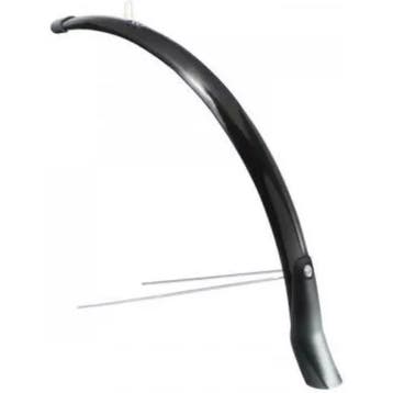 Eurofender Voorspatbord 28 - Zwart - Inclusief Stang en..., Ophalen of Verzenden, Nieuw, Derailleur of Ketting